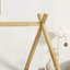 Lit simple en forme de tente, lit tipi avec garde-corps, lattes et porte-322685974-322736587