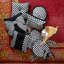 Courtly Check® Ruffled Square Throw Pillow