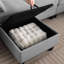 Canapé modulaire en chenille de 109 pouces, canapé en L en forme de L avec repose-pieds de rangement, combinaison de bricolage pour le salon-843063306