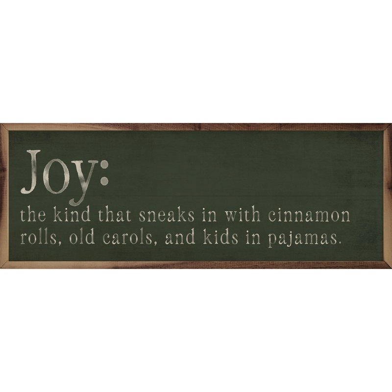 Joy - définition, H 12 po x l 36 po