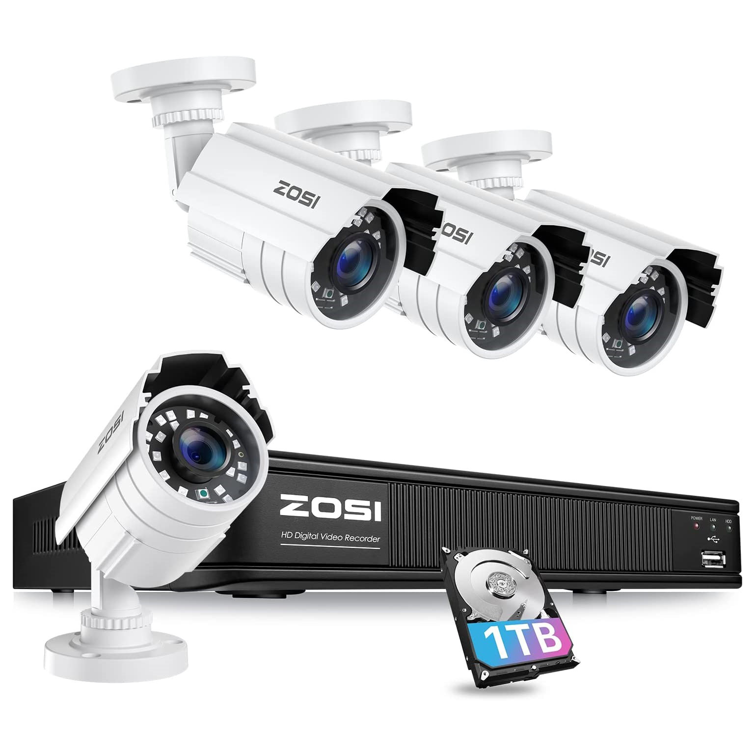Outdoor Security Cameras, Wireless and Wired