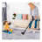 Area Rugs, Washable Rug, Low-Pile, Non-Slip, Non-Shedding, Foldable, Kid & Pet Friendly - Area Rugs for living room, bedroom, kitchen (Gray, 6' x 9')-325252873