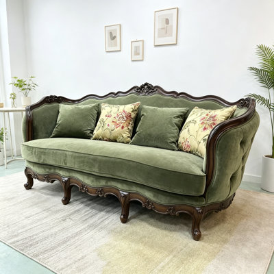 American Country Retro Green Sofa