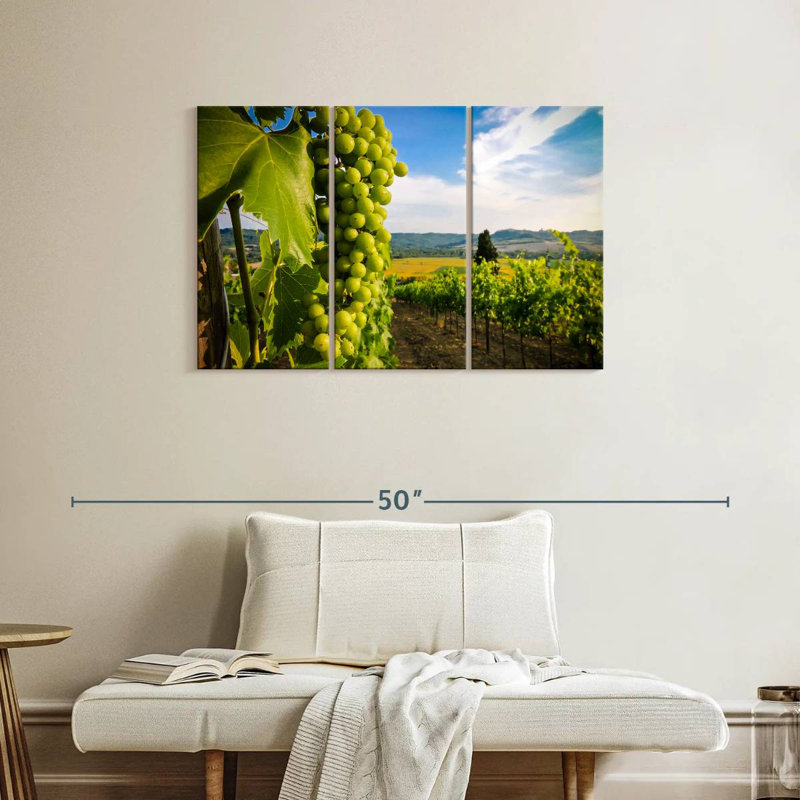Yarlin Green Grape Vineyard, 24" H x 38" W