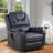 Cooperman Leather Power Recliner Chair-1592189926