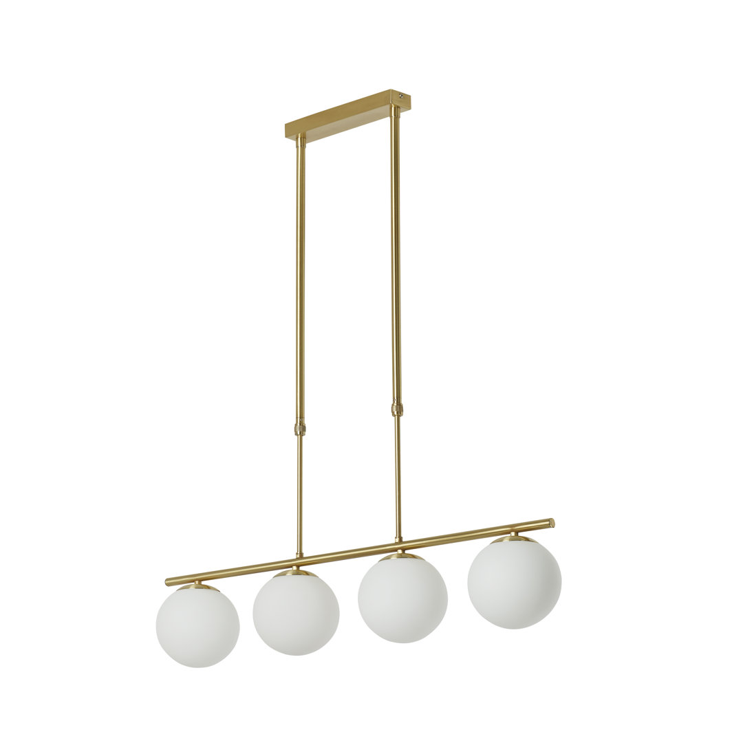 Walpole 4 - Light Kitchen Island Linear Pendant