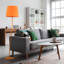 Lampe sur pied orange Jitendra