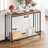 Console Table, Sofa Tables Narrow Entryway Table With Glass Shelf And Metal Frame, 33.5” Behind Couch Table Industrial Hallway Table For Living Room, Foyer, Bedroom, Rustic Grey-1867169873-1867192699-1863214457