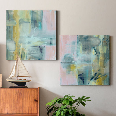 Northwest I - 2 Piece Wrapped Canvas Print Set