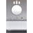 Three-Light Interior Wall Fixture With Brushed Nickel Finish And Frosted Seeded Glass