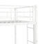 Lit superposé simple au-dessus d'un lit simple en métal robuste avec assemblage facile et conception peu encombrante pour les chambres modernes-1739726281