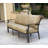 Amareya 4-Piece Patio Conversation Set, 43 X 21'' Rectangular Coffee Table & Cushions