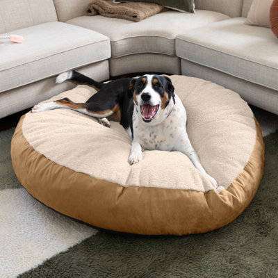 Lit pour chien Robbi rond pour petits, moyens et grands chiens