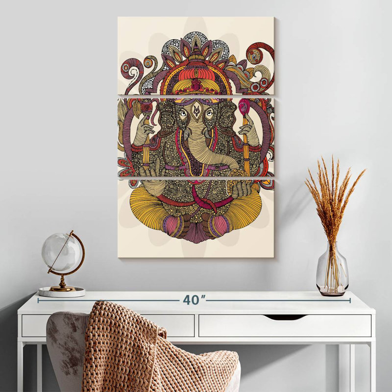 Couleurs Adella Ganesha, H 32 po x l 20 po