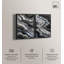Ethereal Bloom Duo Canvas Print Geode Wall Decor Set by Art Remedy, Black Frame, 10 x 15-556010079-556010067