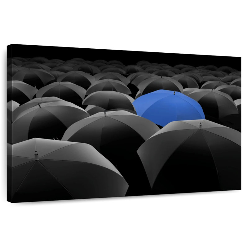 Kerner Blue Umbrella, 32" H x 48" W