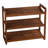 Bare Decor Vira Shoe Rack Shelf in Solid Teak Wood, 3 Shelf