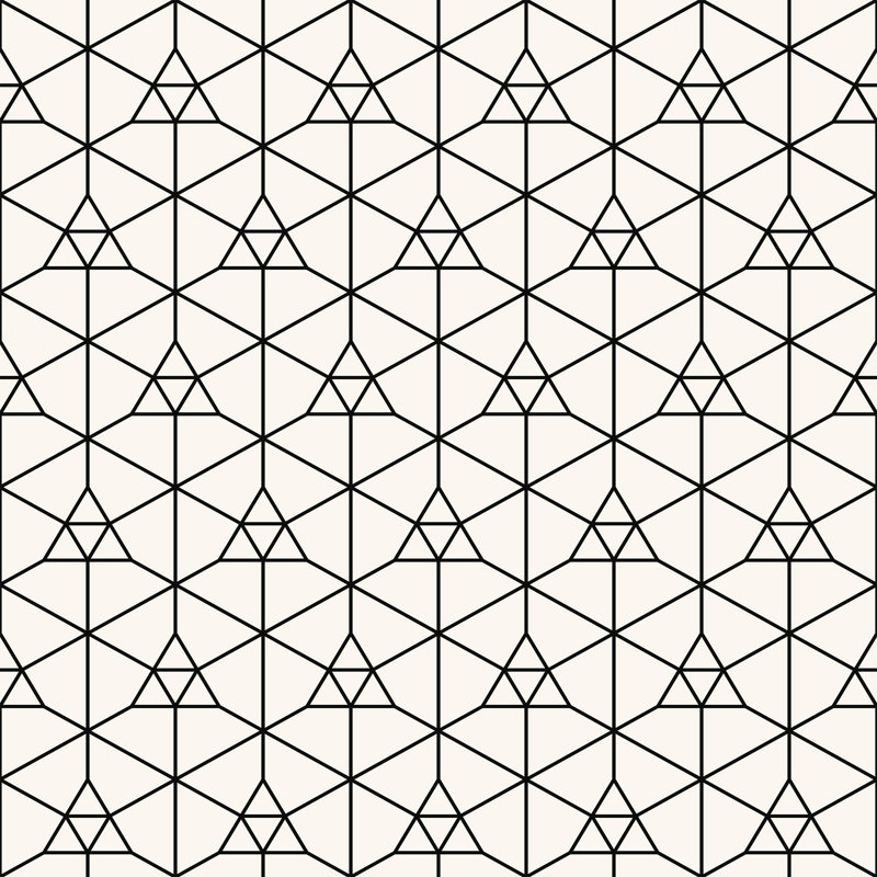 Panneau de papier peint amovible Vitya Triangles, l 24 po x L 48 po
