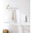 Adlynn Floating Shelf with Hooks