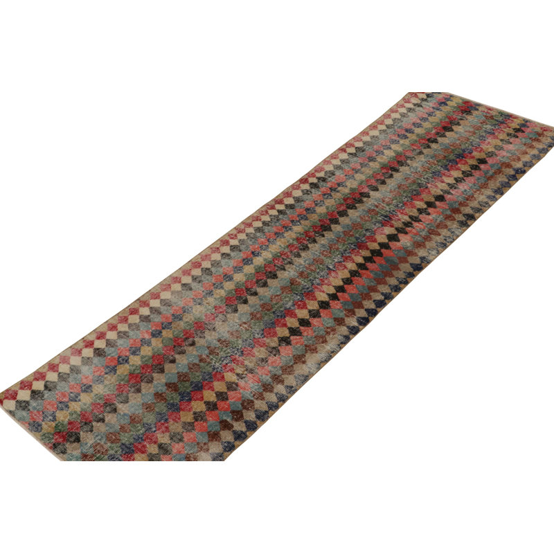 One-of-a-Kind 3' X 9'10" Hand Knotted Area Rug