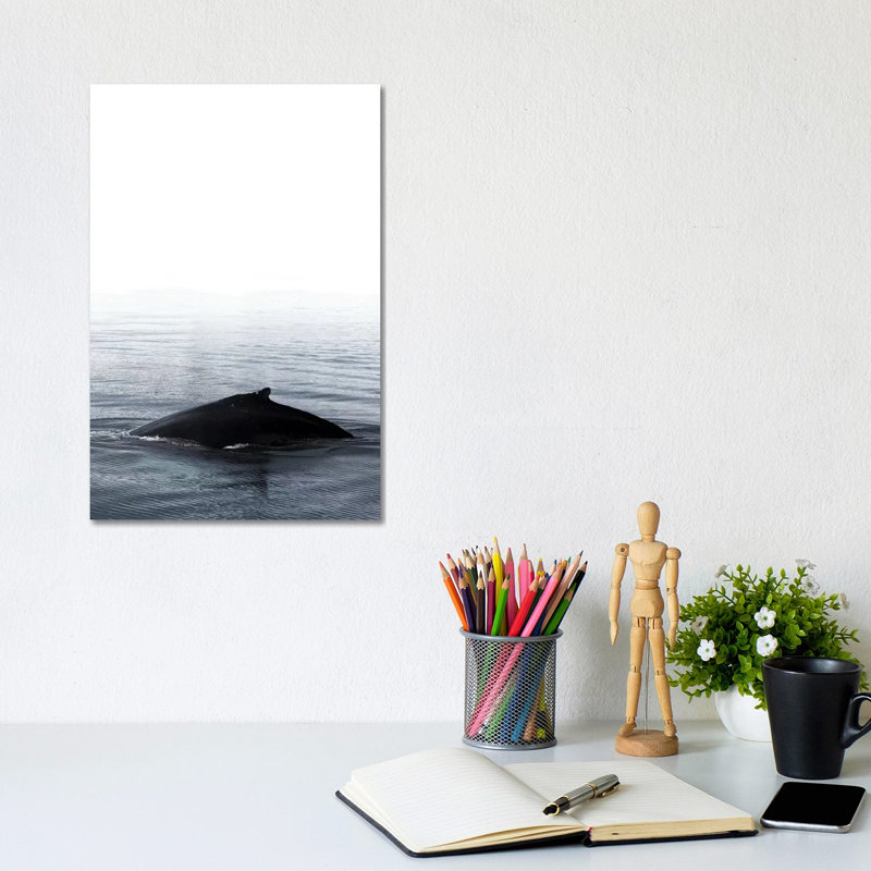 Whale Song III Blue Iceland by Monika Strigel - Wrapped Canvas Print, 20.32 cm H x 30.48 cm W