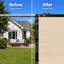Housse de protection en tissu pour clôture d'intimité H 3 pi ColourTree-50001823-50001690