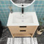 Meuble-lavabo autoportant simple 30 po avec plateau en céramique Alfiero-2129467577-2129467576