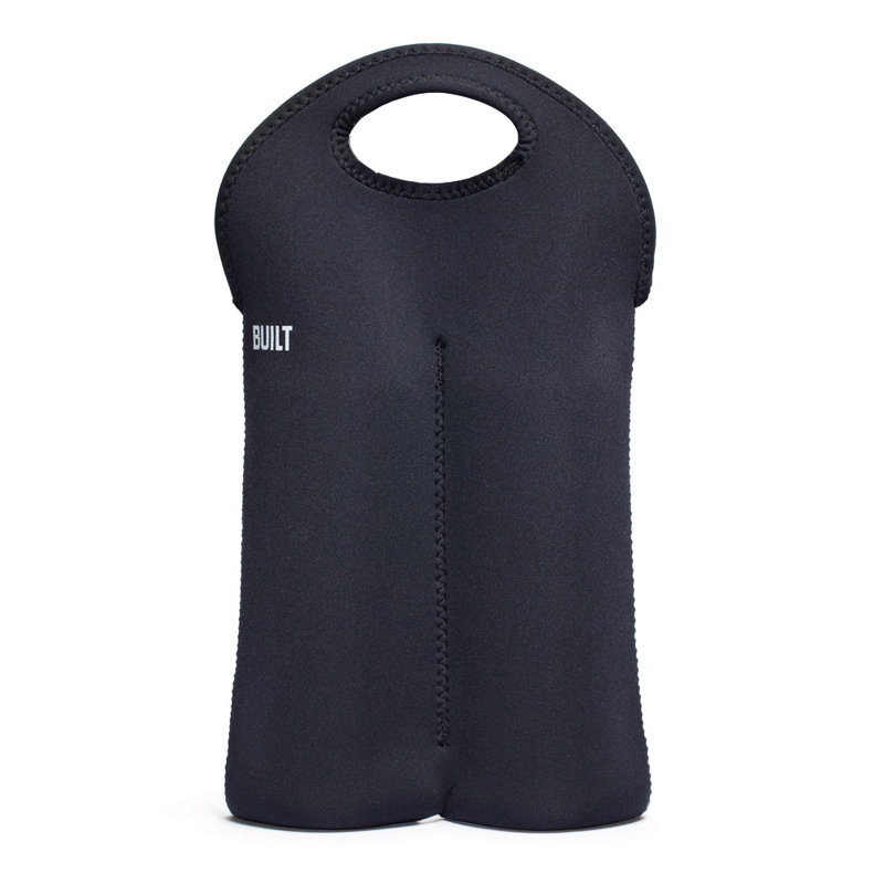 Sac à vin en néoprène et eau, Noir