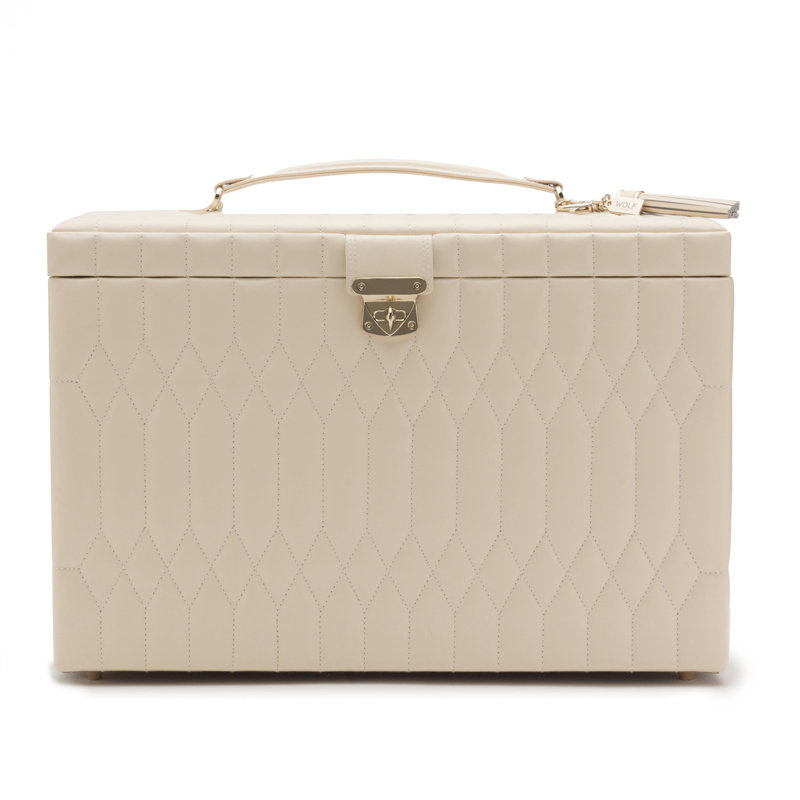 Caroline Leather Jewelry Box