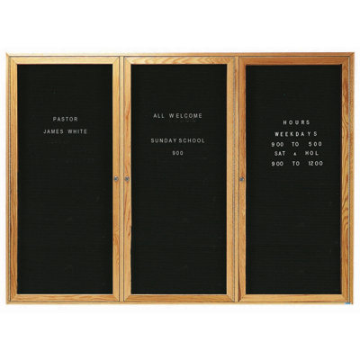 Changeable Enclosed Wall Mounted Letter Board