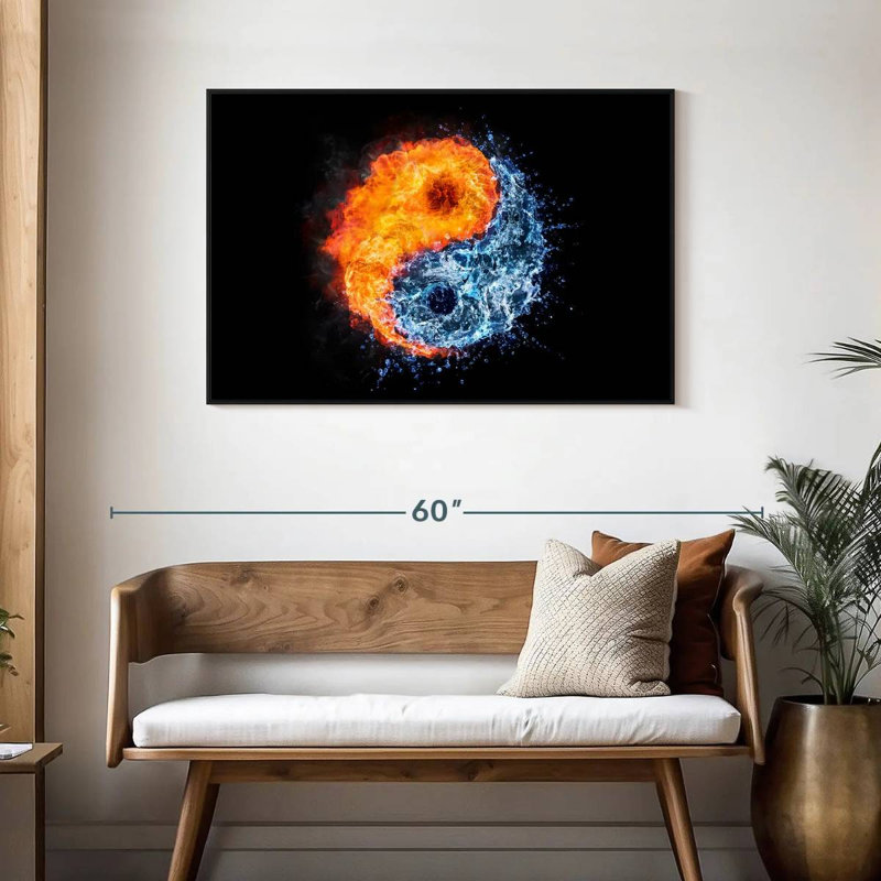 Yin Yang Elements, 29" H x 43" W