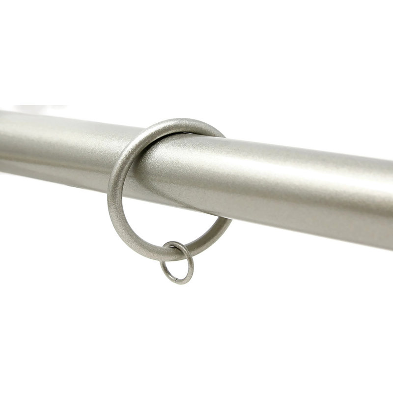 Anneaux de rideau en métal Mcclain, Étain, Diamètre 1,5 po