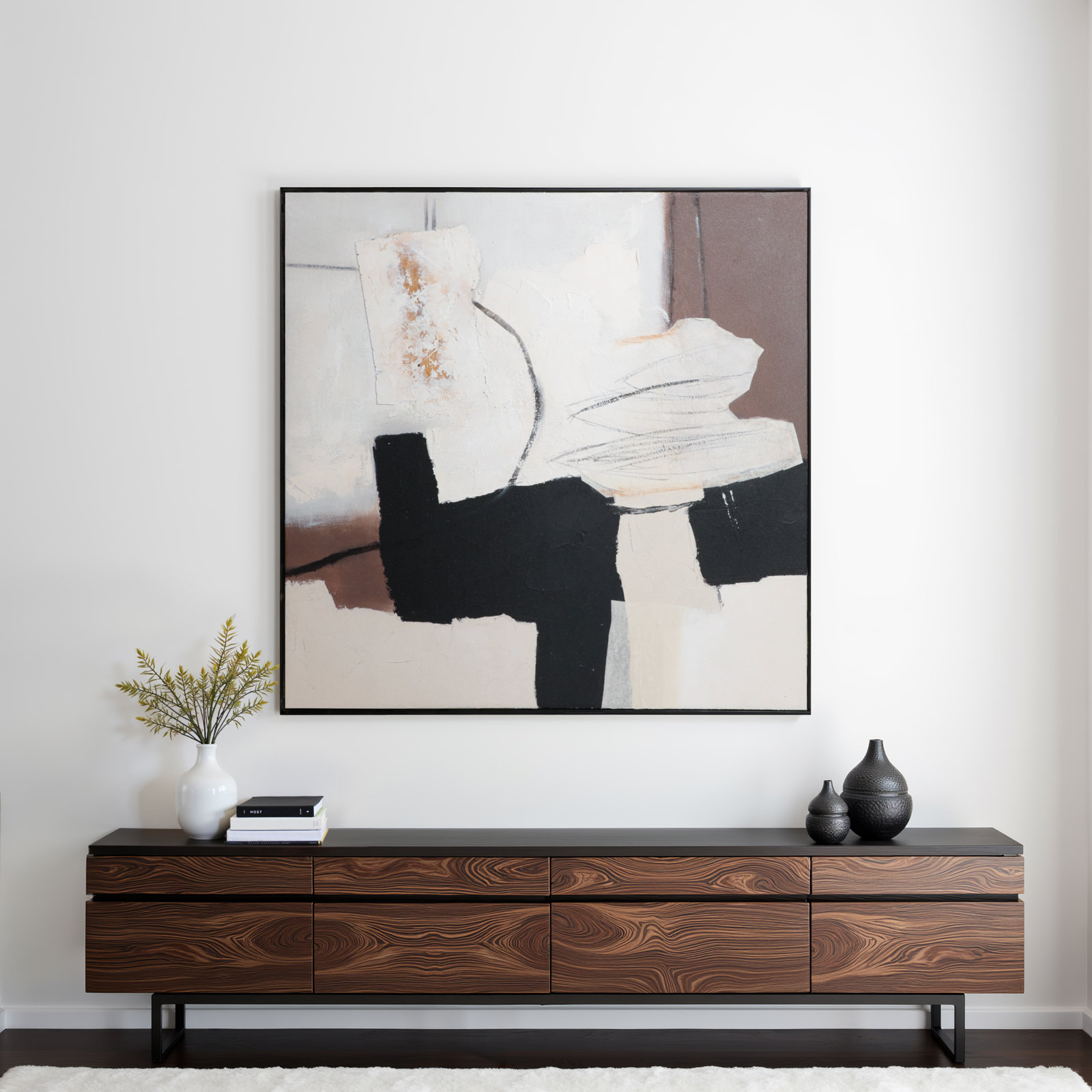 40X40 Tiago Handpainted Wall Art