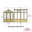 Holkham 8 ft x 6 ft Greenhouse-109026363