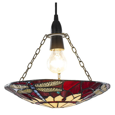 Mitzi 1 - Light Red/Beige Bowl Pendant