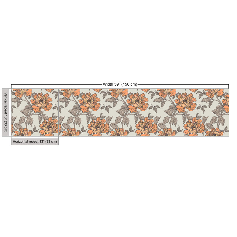 Chinonye Nostalgia Peony Flowers Multi-Purpose Fabric