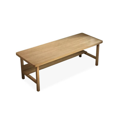 Burlywood Rectangular Solid Wood desks by Cozynest