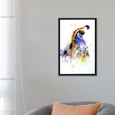 «Noblebird», peinture sur toile tendue