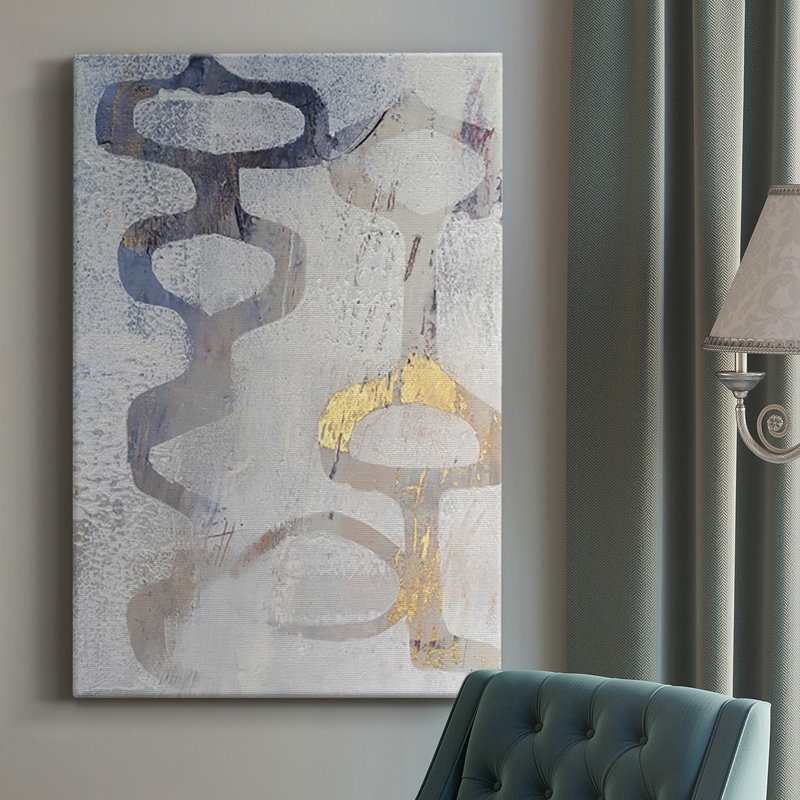 Linx I, toile tendue avec châssis de qualité supérieure - prête à être accrochée, H 18 po x l 12 po x P 1 po