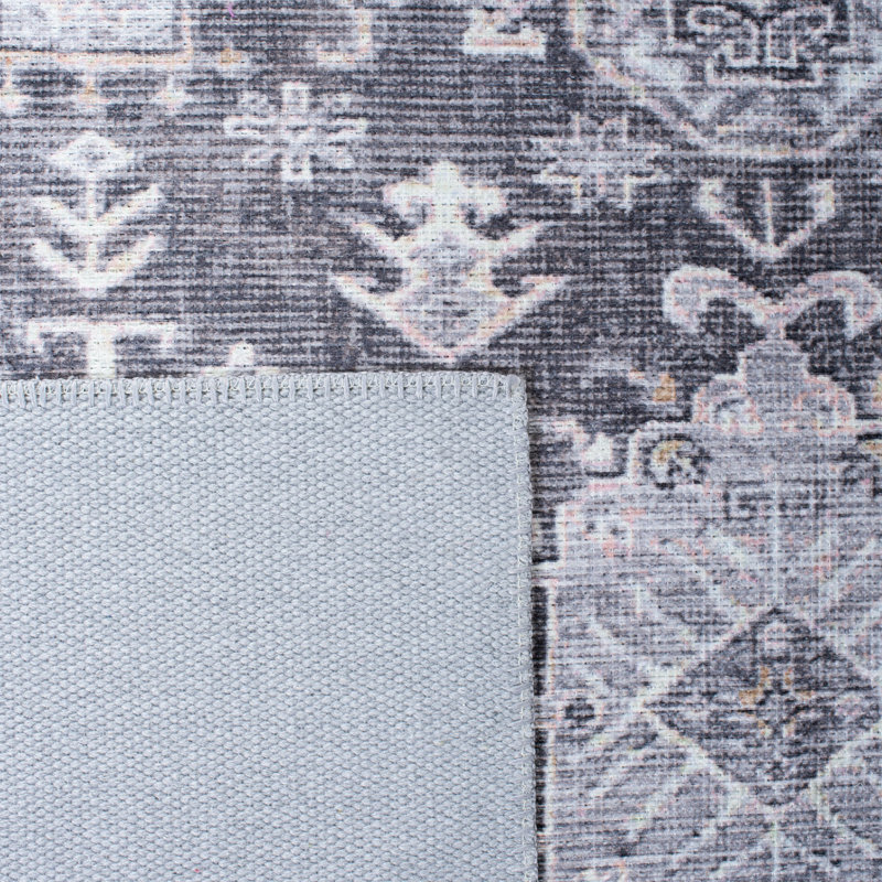 Brazzell Performance Machine Washable Oriental Rug, Rectangle 4' x 6'