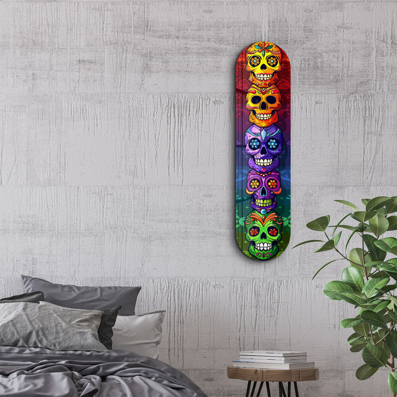 Peinture décorative en verre trempé