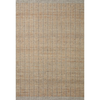 Tapis gris clair / naturel Jean Stoffer x Loloi Cornwall