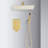 Luxury Bathroom Shower Head - 10 Inch Rain Mixer Wall Mounted Gold Brass-124583750