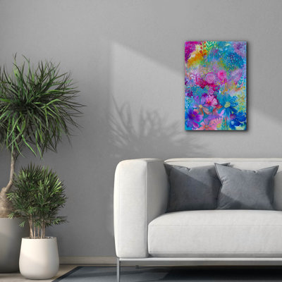 «Garden» par Oxana Zaika, art mural sur toile, 40 po x 54 po