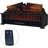 Adjustable LED Infrared Electric Fireplace Log Set – 400-1000 Sq.Ft Heater with Remote Control
