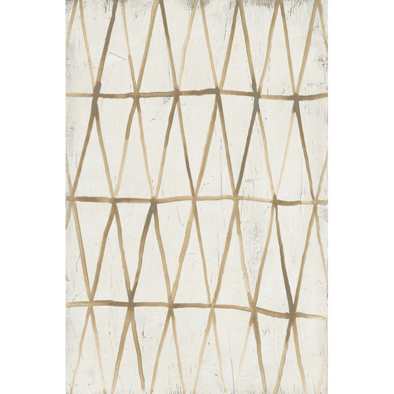 " Neutral Lattice III " by June Erica Vess, 36" H x 24" W x 1.25" D