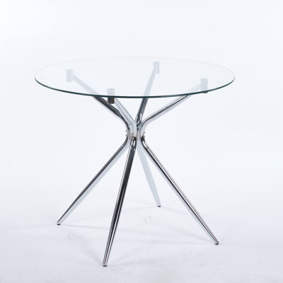 Round Dining Table (Chrome)