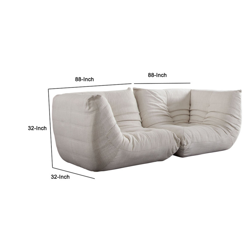 Ensemble de canapé modulaire 2 pièces Ezee