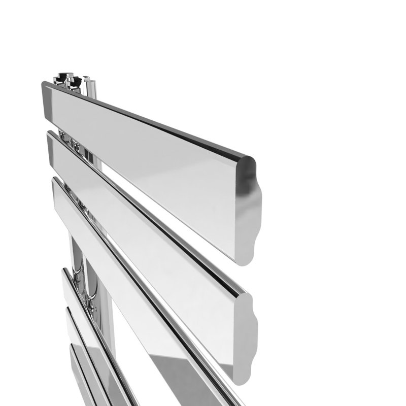 Designer Radiator, Silver, 46cm H x 19cm W x 3cm D