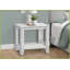 Table basse à deux niveaux en stratifié pour le salon et amp; Chambre à coucher, grande table d'appoint avec rangement